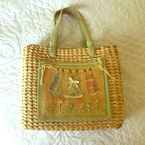Adorable Corn Husk Dress Purse